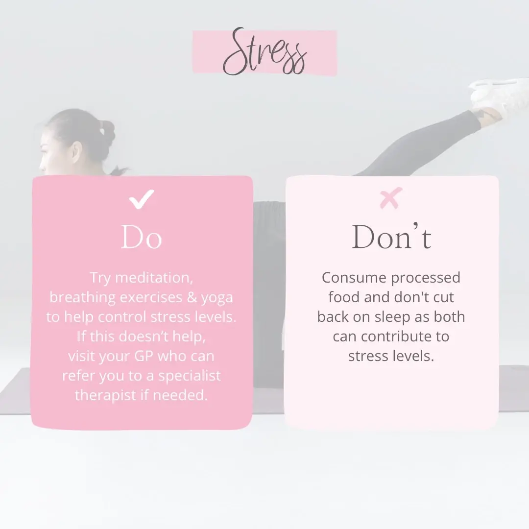 tips for dealing with stress